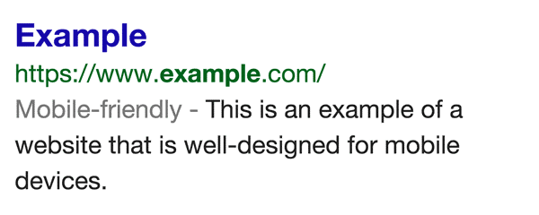 Google Mobile-Friendly Pic