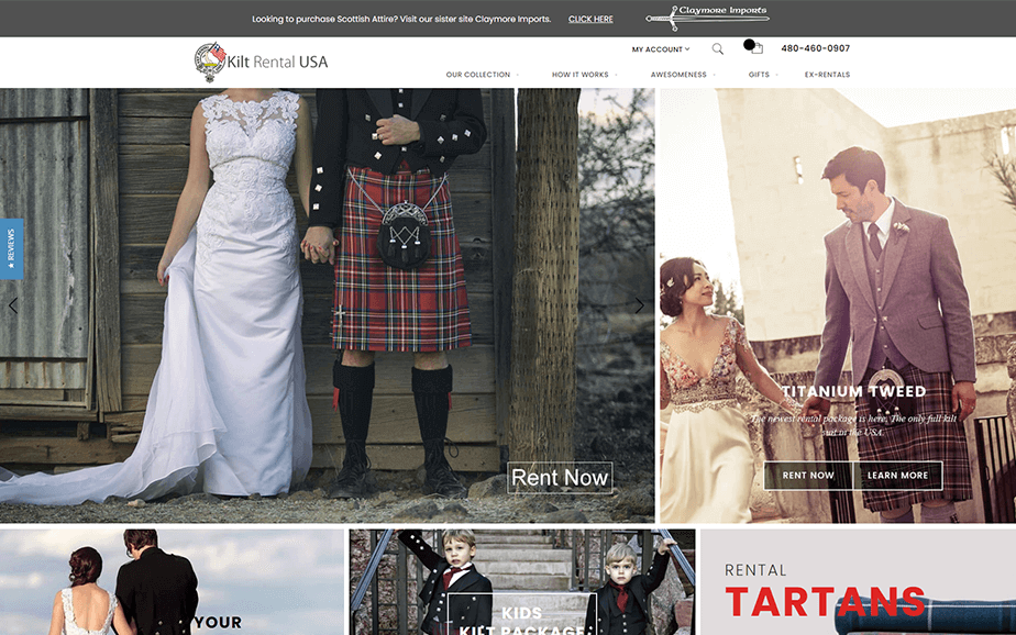Kilt Rental USA