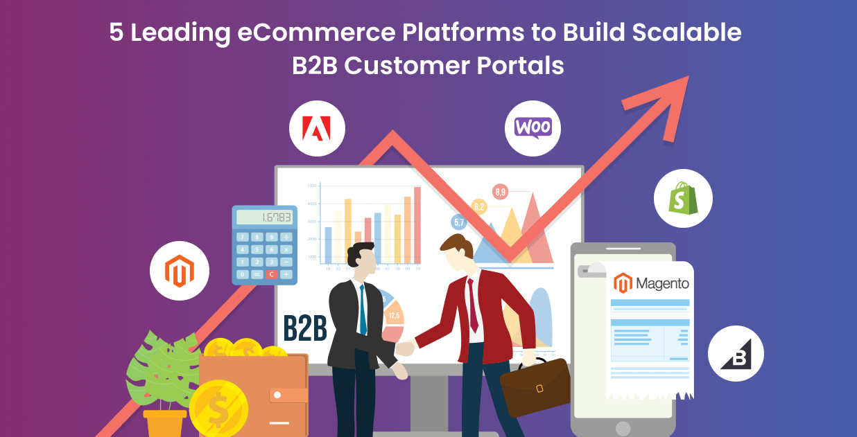 5 Leading eCommerce Platforms to Build Scalable B2B Customer Portals
